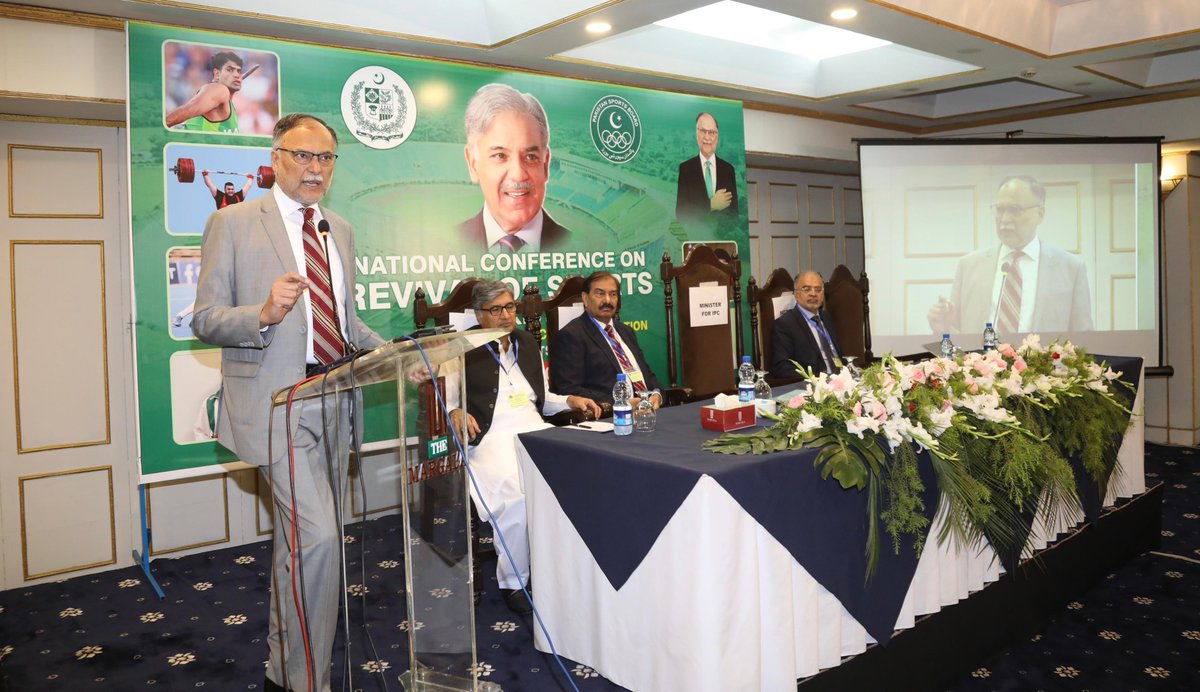 National Conference for the #RevivalofSports: In a significant move to support young #athletes, Prof. Iqbal revealed that the Higher Education Commission (HEC) will enhance admissions and scholarships for sportsmen. 'Sportsmen should not compromise their education because their