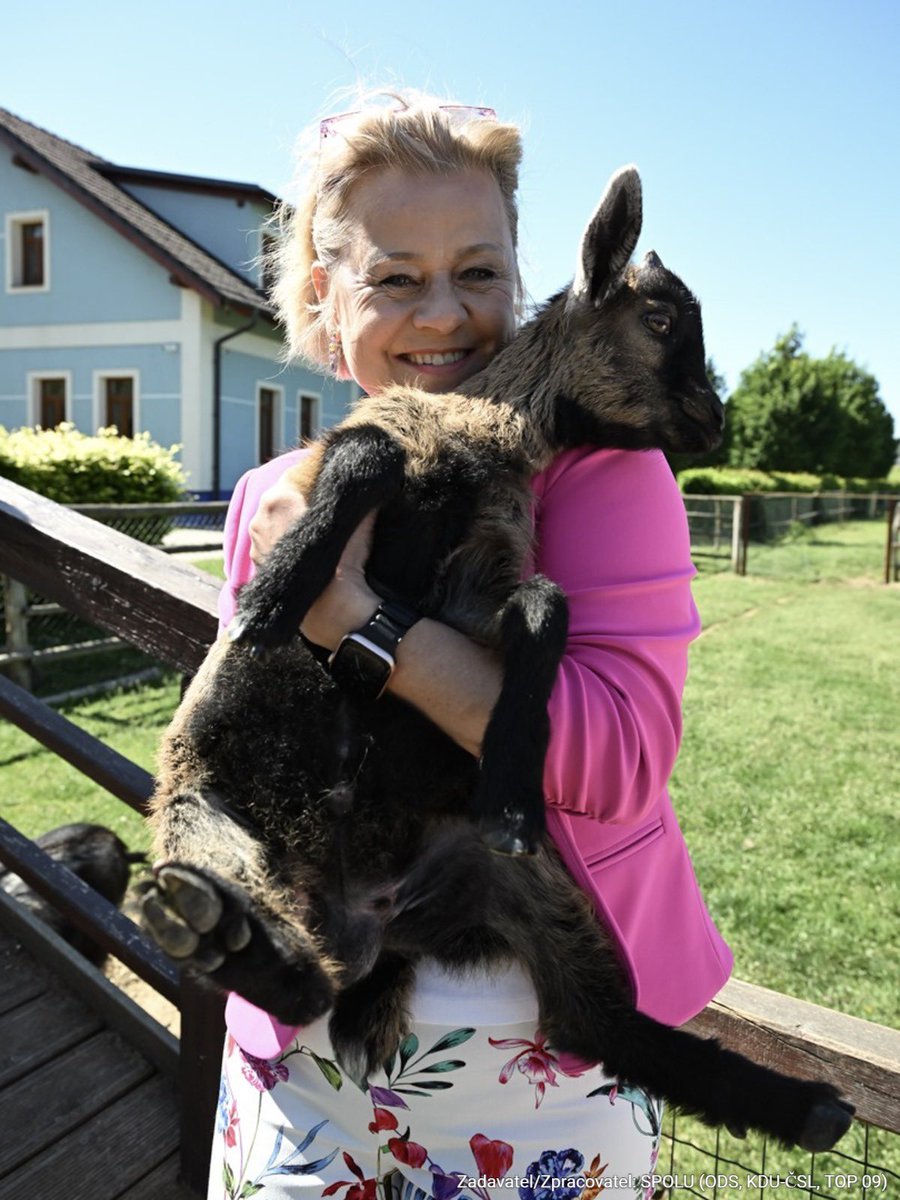 Zvířatka, která potkám na výjezdech, je potřeba náležitě pomazlit! ☺️🐐