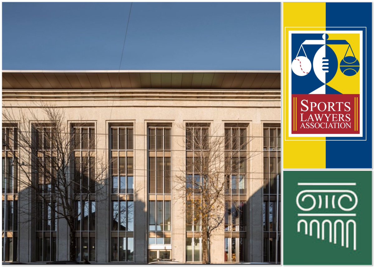 Join us for the 1st <a href="/sportslawyers/">Sports Lawyers Assn.</a> outreach event in Lausanne on 22 May 2024 -hosted by the Court of Arbitration for Sport

We will discuss dispute resolution at the #Olympics with R. Schnyder &amp; J. Benz 

Limited number of places available, register here: sportslaw.org/events/outreac…