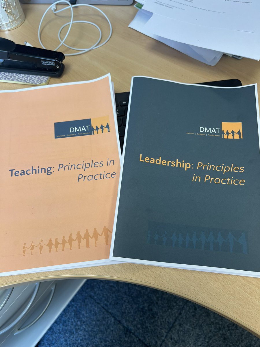 Lots of work has gone into producing these two documents - articulating ‘the way we do things here’. Consistency is our superpower!