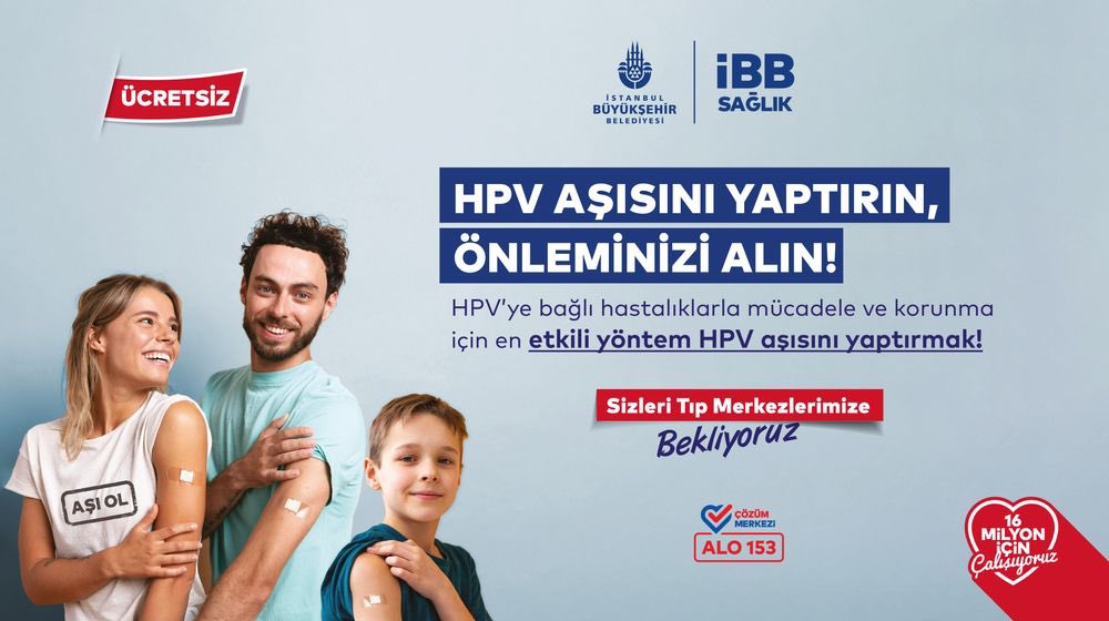 ÜCRETSİZ HPV AŞI UYGULAMASI BAŞLADI🦠 İstanbul Büyükşehir Belediyesi, Aşı ilk yoksunluk çeken bireylere uygulanacak. 9 – 26 yaş aralığındaki bireylere ücretsiz uygulanacak aşı için  forms.ibb.gov.tr/saglik/ibb-hpv… randevu alınabilecek. #Teşekkürlerİmamoğlu