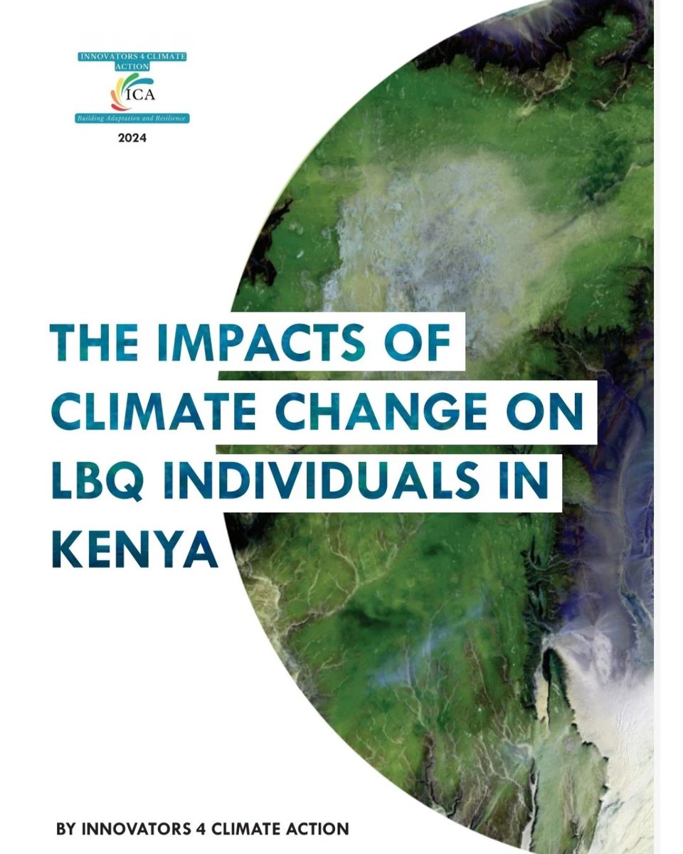 We recently conducted a research on the Impacts of Climate Change on LBQ Individuals in Kenya and today, we are happy to share the report with you! Find the report here linktr.ee/icakenya Thanks to @MADREspeaks for supporting this research. #ClimateChangeImpacts
