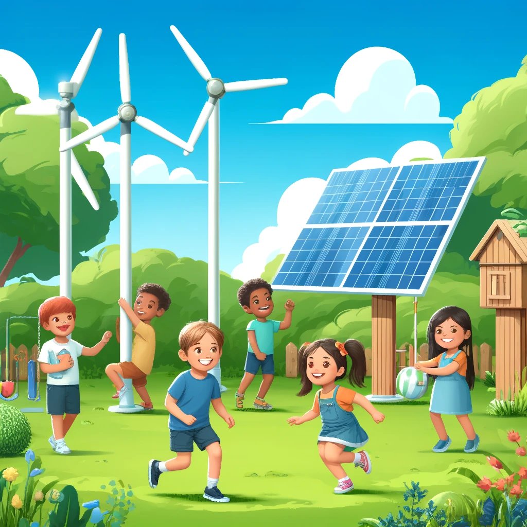 Little hands, big impact! 🌍💡 Kids exploring green energy inspire us all to think sustainably. #RenewableEnergy #EcoKids #FutureGenerations #GreenEnergy