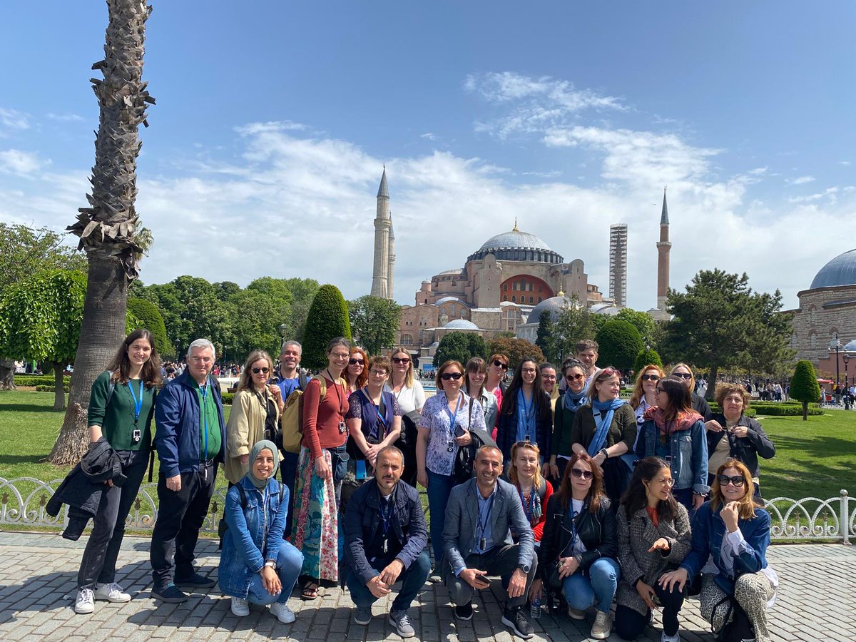 After four fruitful days of presentations, knowledge exchange, archive and library tours, the participants to the 5th International Library Staff Week enjoy good weather in Sultanahmet where they visit the historical landmarks of İstanbul! #ilsw24 #staffexchange #erasmusplus