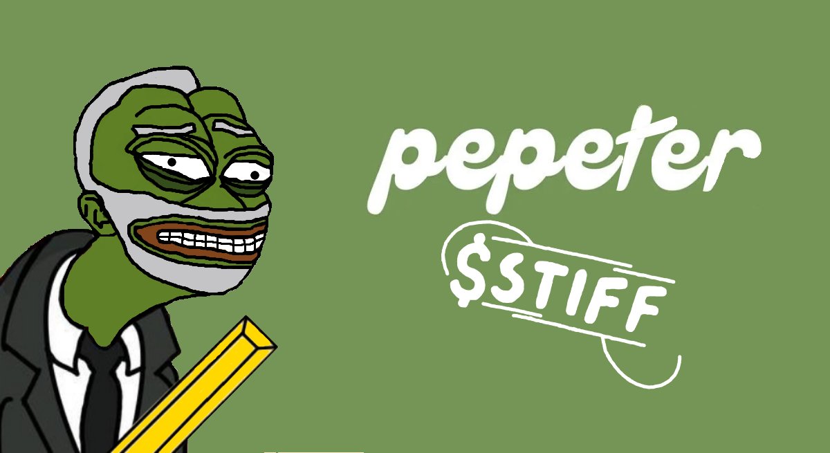 Since $PEPE is smashing through ATH, we're experimenting with a little "relooking" 🐸

You like Pepeter $STIFF?!