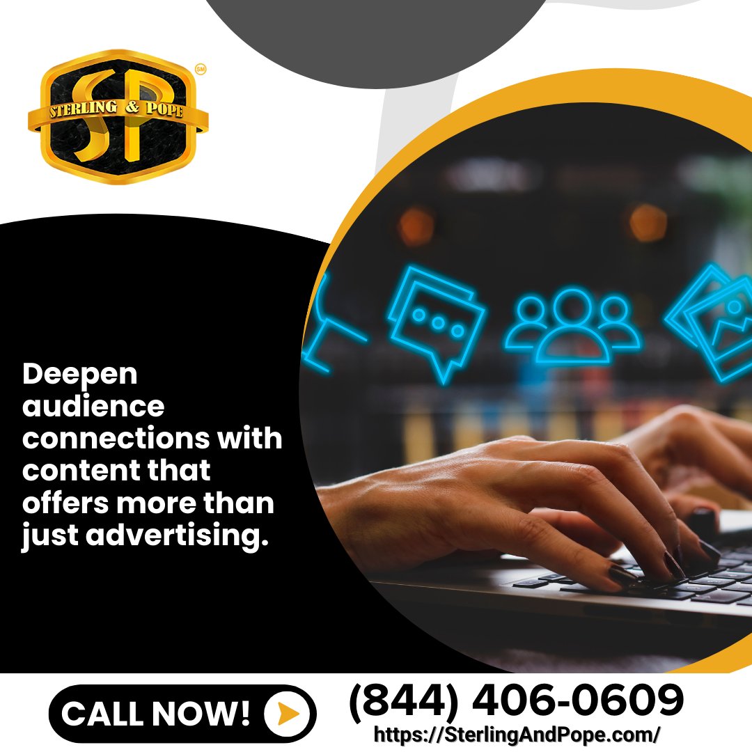 Deepen audience connections with content marketing in Frisco TX. Offer solutions and build trust, enhancing customer relationships and deepening engagement effectively. Call (844) 406-0609. #ContentStrategy #AudienceEngagement