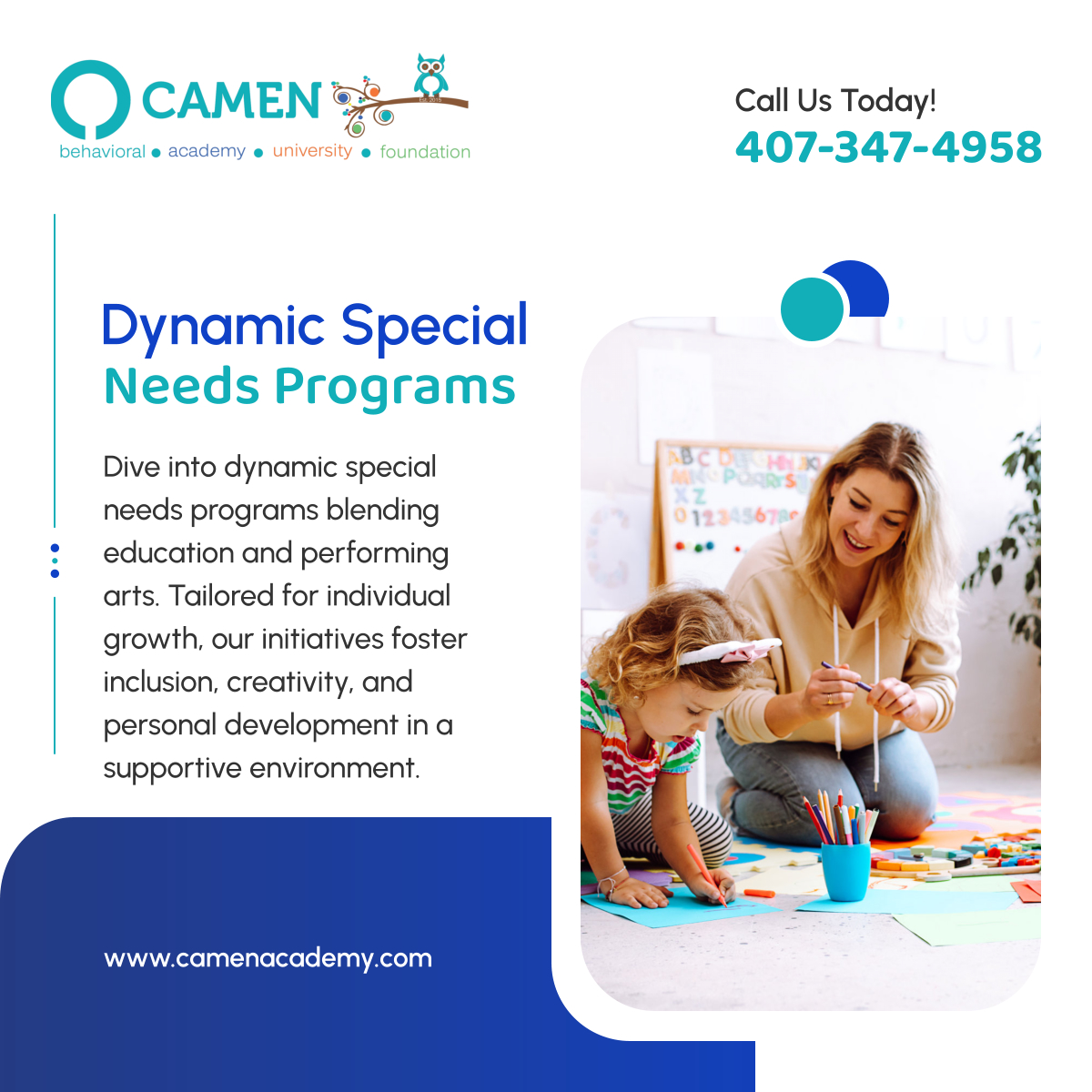 camenacademy's tweet image. Explore dynamic special needs programs blending education and performing arts: Foster inclusion, creativity, and personal growth in a supportive environment. Join us on this empowering journey! 

#SpecialNeedsProgram #OrlandoFL #PerformingArtsEducation