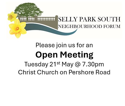 SPS_Forum's tweet photo. Our next open meeting will be on Tuesday 21st May at Christ Church on Pershore Road at 7:30pm.

Our agenda will include hearing from the Environment Agency regarding changes to the Pebble Mill field and also the Dogpool Lane operators about the 'no cars' policy for tenants. https://t.co/s9gQLySBaY