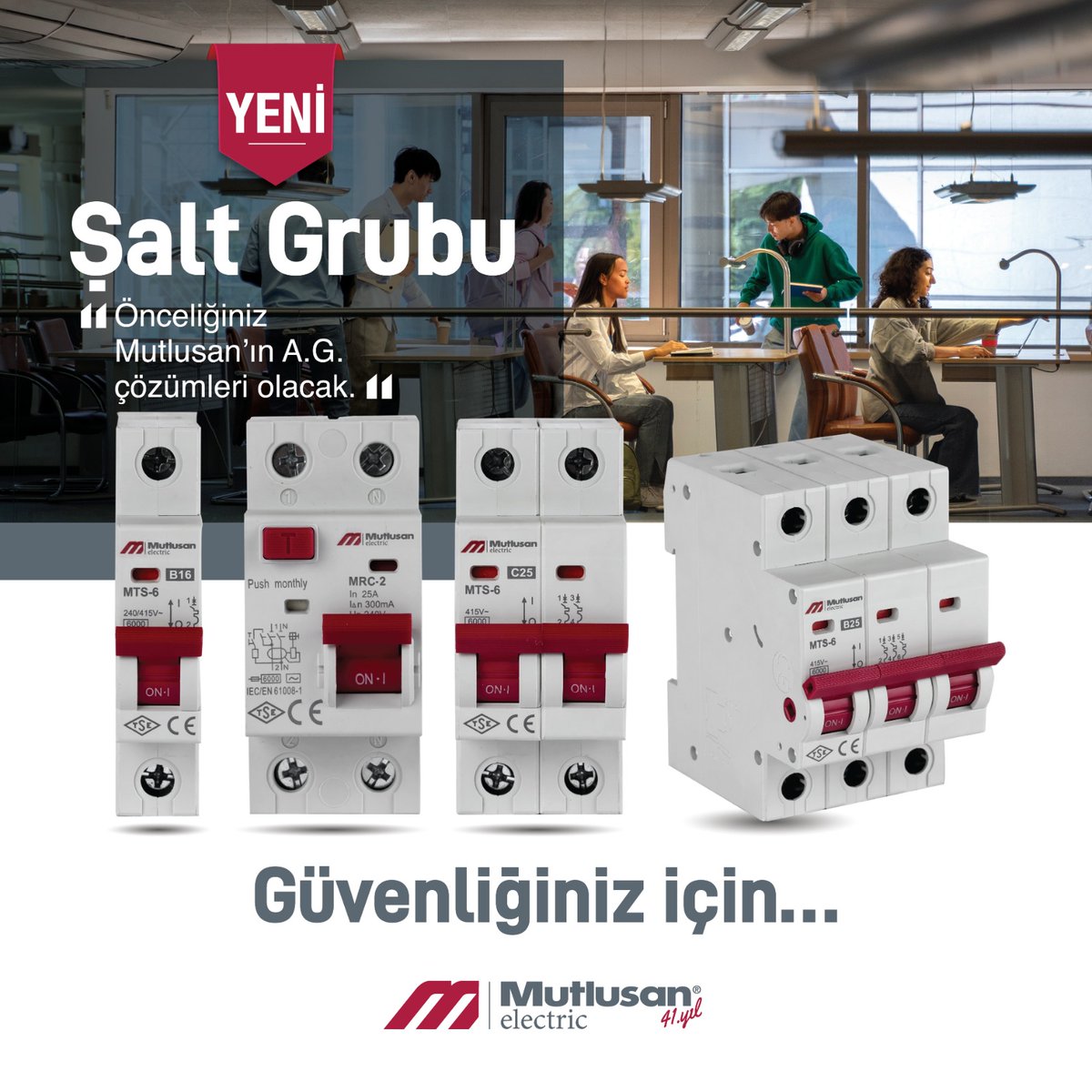 Yeni ürünümüz Mutlusan Şalt Grubu sizlerle buluşuyor. Elektrik sistemlerinizin güvenliğini ve verimliliğini en üst düzeye çıkaracak bu yenilikçi ürün, aşırı akım ve kısa devre gibi tehlikelere karşı üstün koruma sağlamak için tasarlandı.