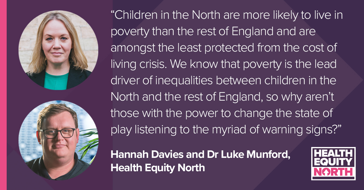 The Government’s Levelling Up mission on health has failed to deliver the necessary action on poverty and livelihoods to address the wider determinants of health inequalities. Read @dukester24 and @HannahDaviesHEN’s column in @yorkshirepost yorkshirepost.co.uk/news/opinion/c…