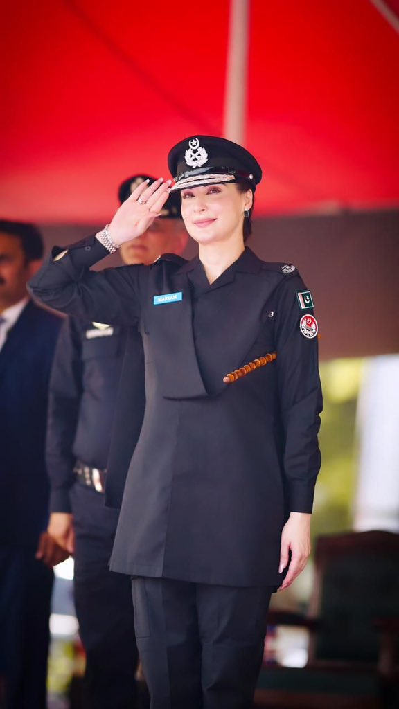 In uniform, with honor.

CM Punjab Maryam Nawaz Sharif at the passing out parade of Elite force today!