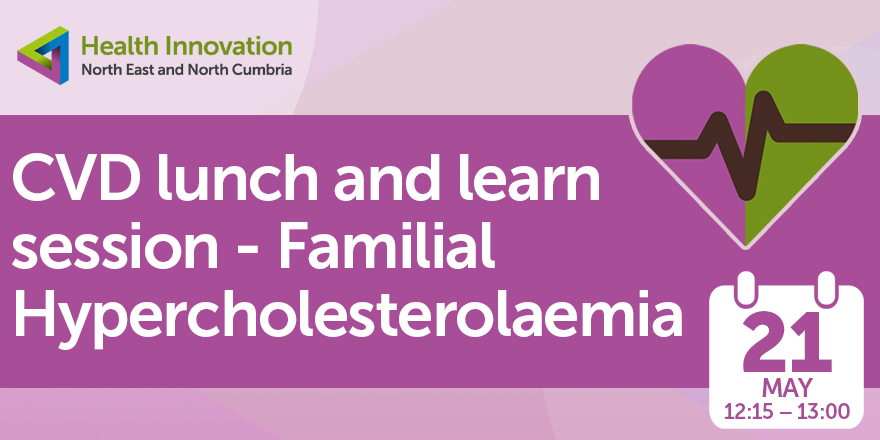Don’t miss our next CVD Lunch & Learn! Grab a bite to eat and hear from speakers, Dr Stewart Pattman and Pharmacist @CatherineT_01, who will be joining us from @NorthumbriaNHS. 📅 21st May 2024 ⏰ 12:15-13:00 Register ⬇️ eventbrite.co.uk/e/cvd-lunch-an…