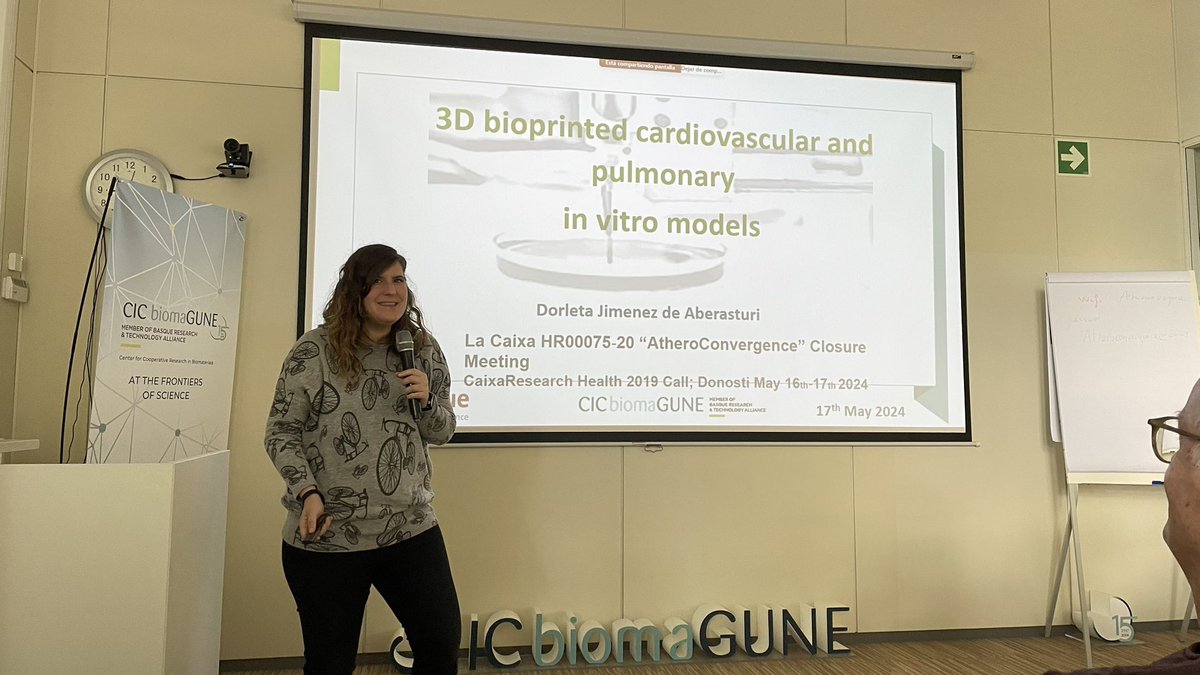 madelpozo67's tweet image. Dorleta Jiménez @CICbiomaGUNE starts the 2nd day with a beautiful talk on 3D bioprinting of cardiovascular models
#AtheroConvergence @CaixaResearch