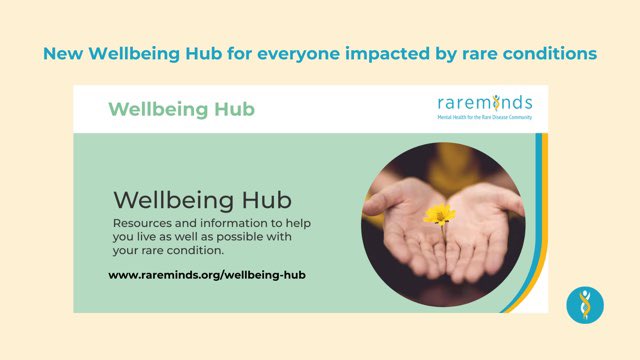 Rareminds Wellbeing Hub is here to help you navigate some of the more common emotional challenges that are often shared across rare conditions. @RaremindsUK #MentalHealthAwarenessWeek rareminds.org/wellbeing-hub/