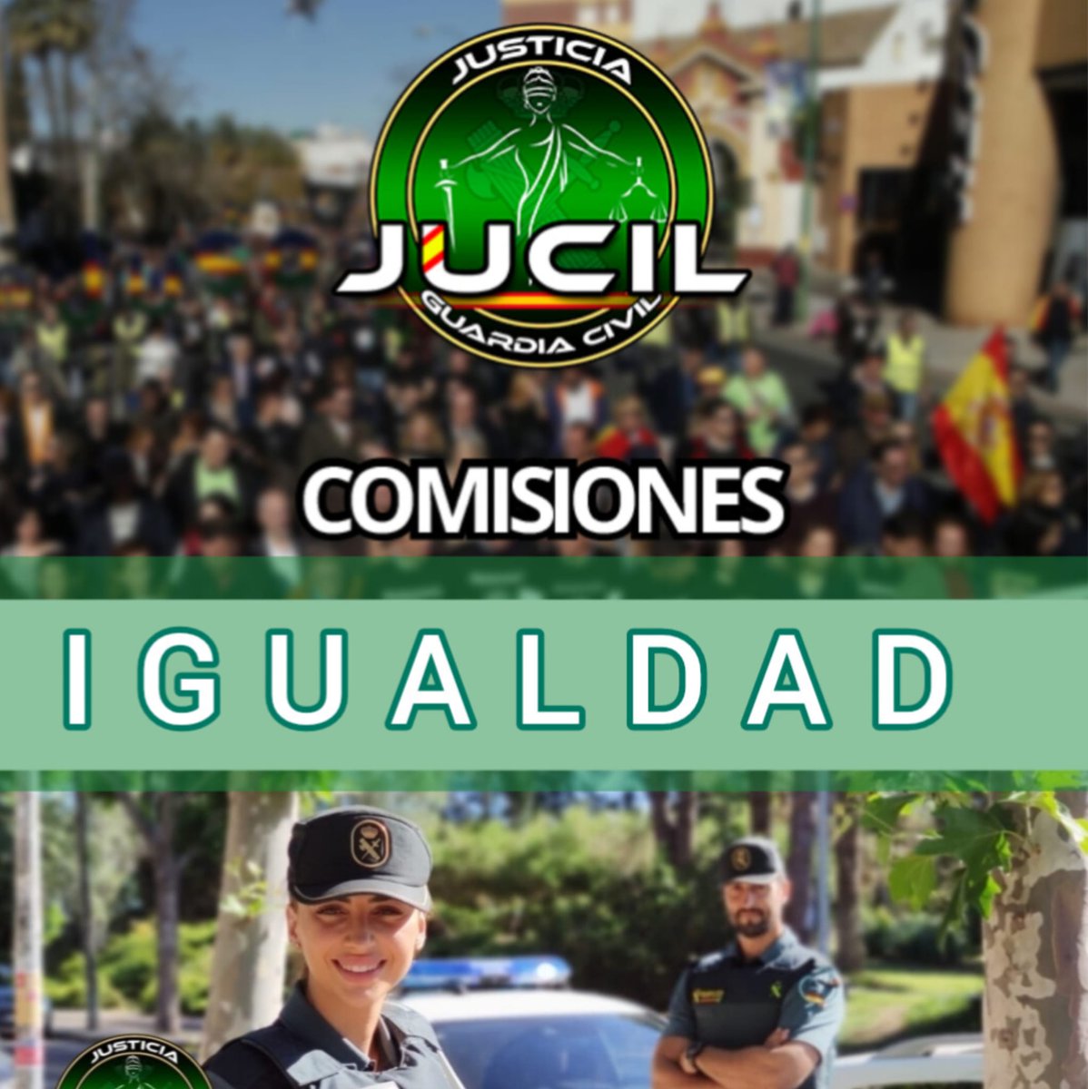 🔴|#JUCILIGUALDAD 🔊 La #DGGC tras INTERVENCIÓN de la representante de #JUCIL en el pleno de la Comisión de Igualdad en relación a la participación de la MUJER #GuardiaCivil en la comisión OPE 2023, ➡️ MEJORA las condiciones de igualdad y RECIPROCIDAD para la convocatoria de