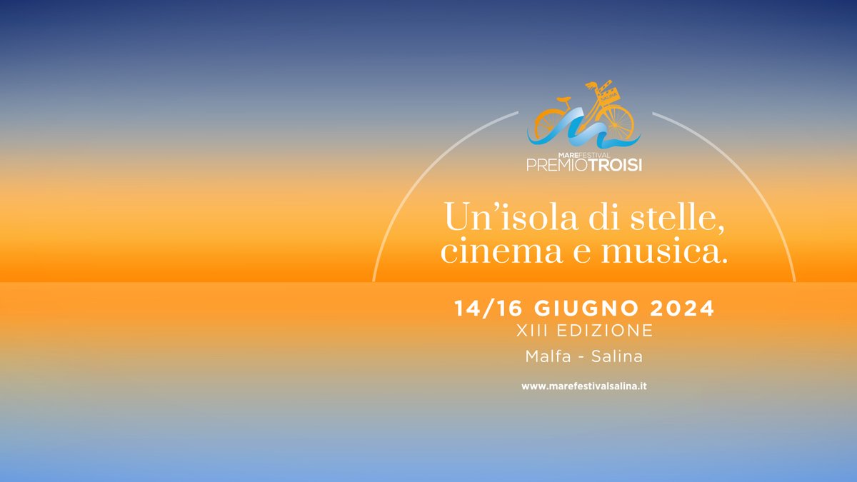 Un'isola di stelle, cinema e musica ✨📹🎵 Mare Festival Salina Premio troisi 14-16 giugno 2024 #Malfa #Salina #Eolie #eventisicilia24 #visitsicilyinfo #sicilia facebook.com/marefestivalsa…