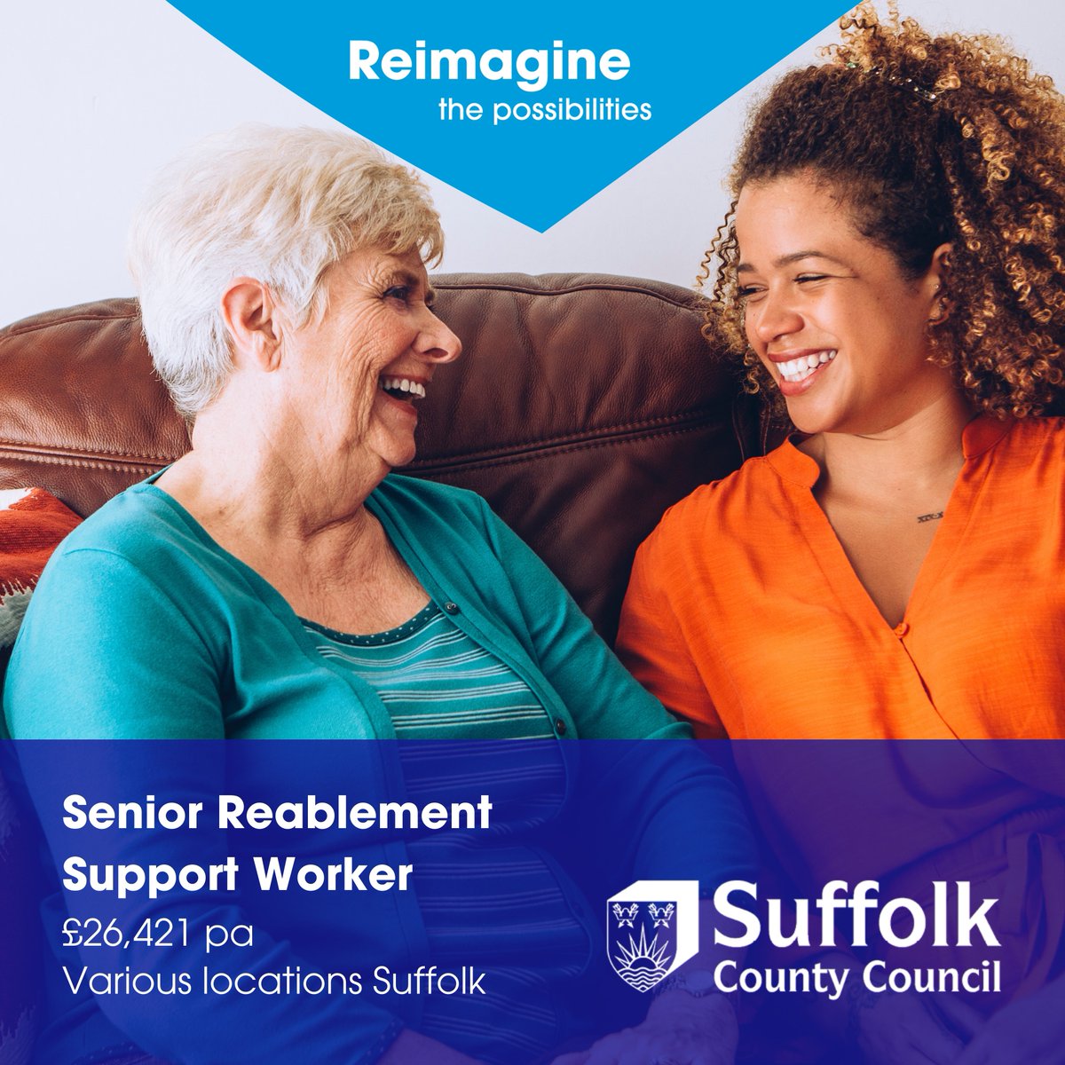 Senior Reablement Support Worker
Suffolk County Council - Landmark House, West Suffolk House

For more information and to apply for this job, please visit: suffolkjobsdirect.org/#en/sites/CX_1…

#IpswichJobs #BuryStEdmundsJobs #suffolkjobs #suffolkjobsdirect @JCPInSuffolk
