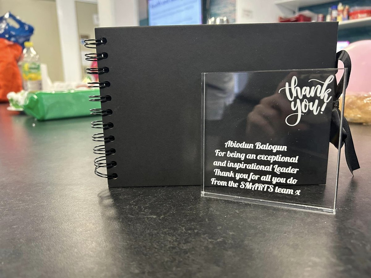 Celebrating our colleague & SMARTS Team leader, Occupational Therapist Abiodun Balogun to thank him for all the hard work, time, guidance & support that he gives to our team. We celebrated with a lunch and presented him with an award & a book of thanks!
@BHR_AHPs @theRCOT