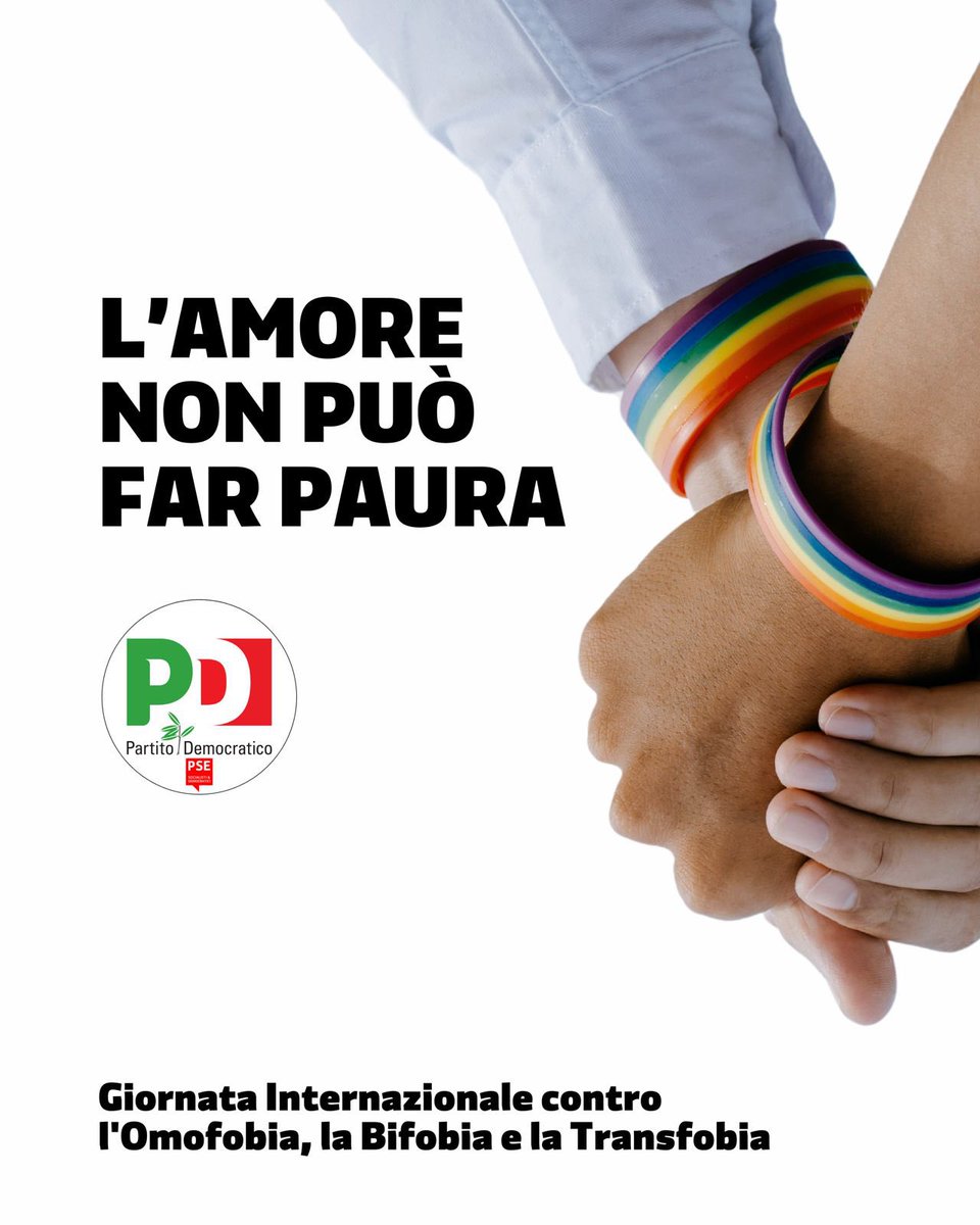 La destra sdogana un linguaggio d’odio e attacca le famiglie arcobaleno in modo sistematico. Serve una legge contro i crimini d'odio, non esistono vie di mezzo. Difendere i diritti, la dignità e le vite delle persone lgbtqia+ significa anche difendere la nostra Costituzione.