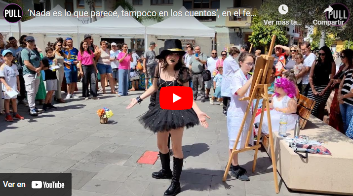#Videomóvil
‘Nada es lo que parece, tampoco en los cuentos’, en el <a href="/FestivalMueca/">Festival Mueca</a>: periodismo.ull.es/nada-es-lo-que… #PeriodismoULL #AprendizajeServicio #ODS