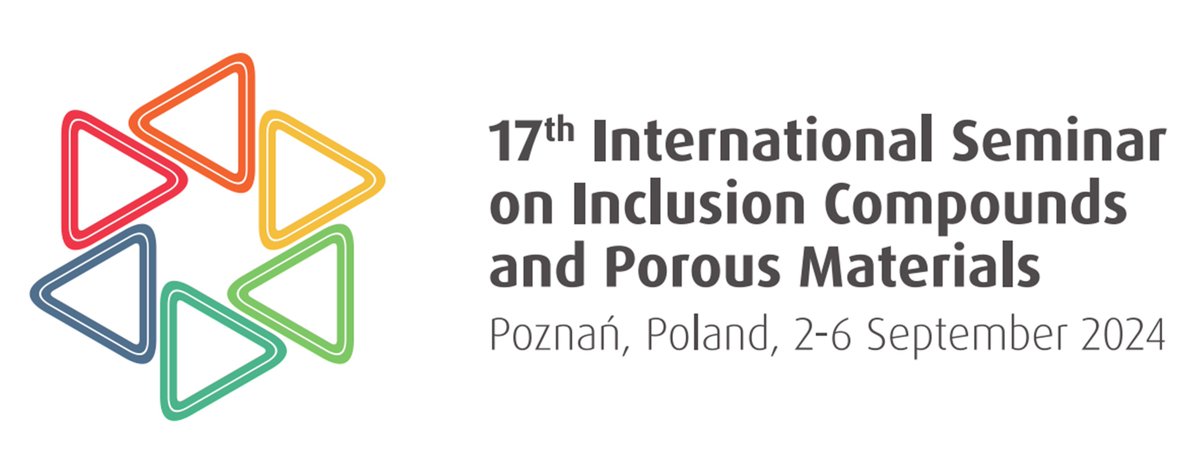 Welcome to the official Twitter account of the 17th International Seminar on Inclusion Compounds and Porous Materials. Visit our website and stay tuned for upcoming tweets introducing our great speakers!😍

Don’t forget to save the date!

17isic.com