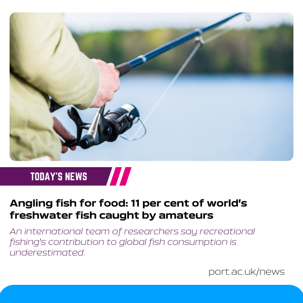 Scientists - including from @portsmouthuni - say rod and reel #fishing makes an important contribution to the diet in many regions of the world 🎣 Read more: bit.ly/4bHpuuh @USGS_Climate, @LeibnizIGB, @WWWnews, @NatureFoodJnl @louisaewood @blue_centre @UoPScience