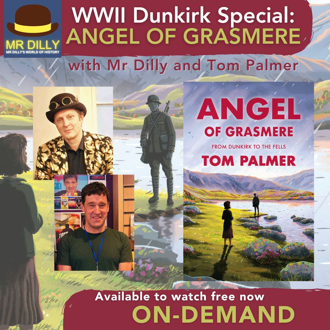Learn & Discover more about the events of #Dunkirk in May/June 1940 with me & @tompalmerauthor. We chat about his latest #WWII book + veteran interviews + Dunkirk footage + #history. Great for #schools, interesting for all Watch here tinyurl.com/5zukkjyw #edutwitter #teachers