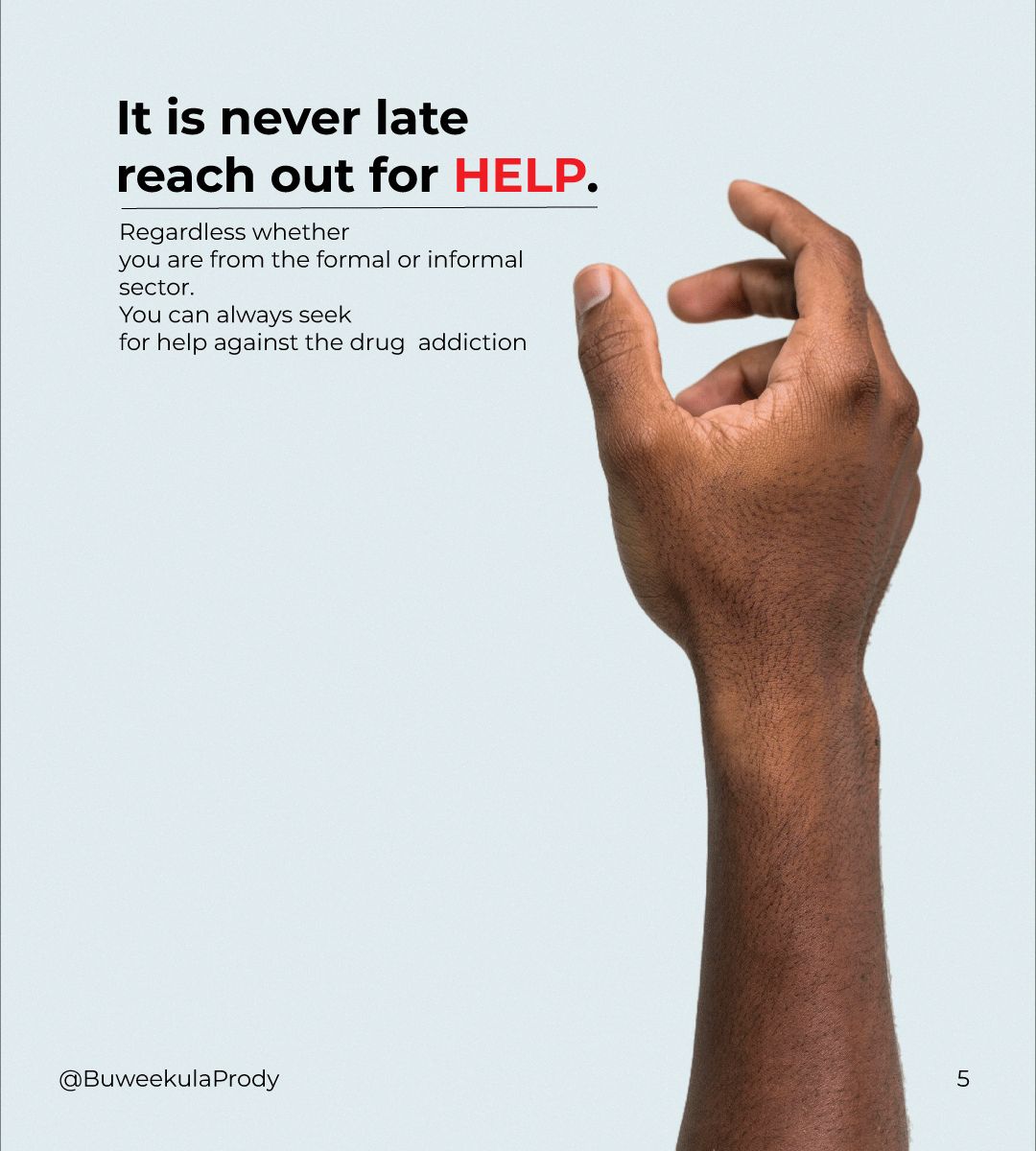 #30daysofDrugAddictionAwareness It's never late to reach out for help 5/30