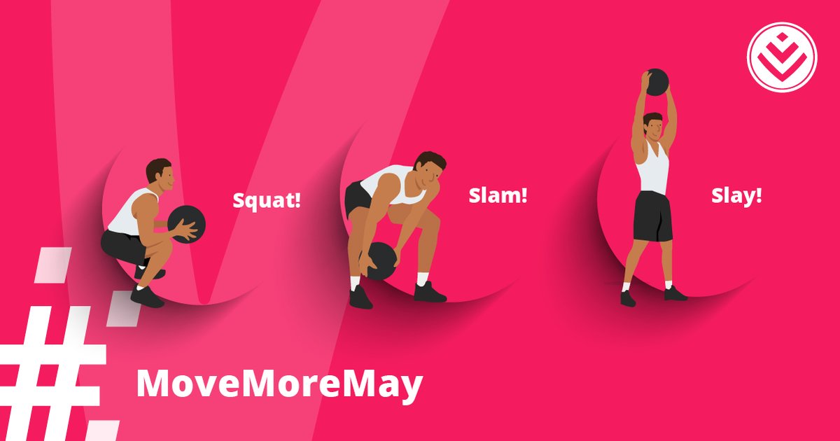 Happy #VitalityFitnessFriday! If you want to slam your exercise goals, add medicine ball slams to your workout routine. 🏋️💥 You’ll feel stronger, more powerful and more balanced in no time. #MoveMoreMay #LiveLifewithVitality