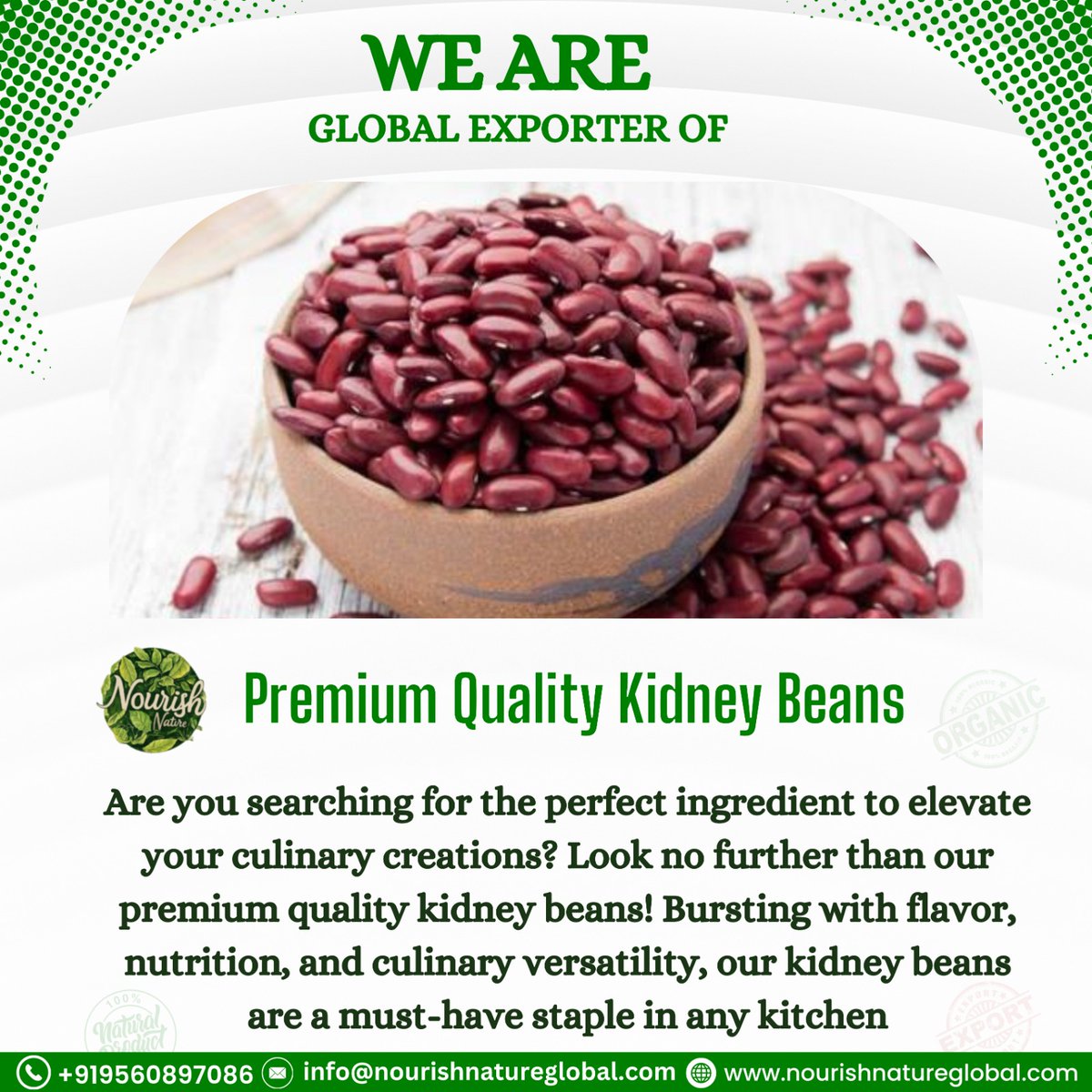 Nourish_Nature's tweet photo. At Nourish Nature, we are dedicated to facilitating seamless export solutions from the vibrant heart of India to the global marketplace. With our deep-rooted understanding of the Indian market sources and extensive network of suppliers, we specialize in delivering high-quality https://t.co/ouNTFXJri7