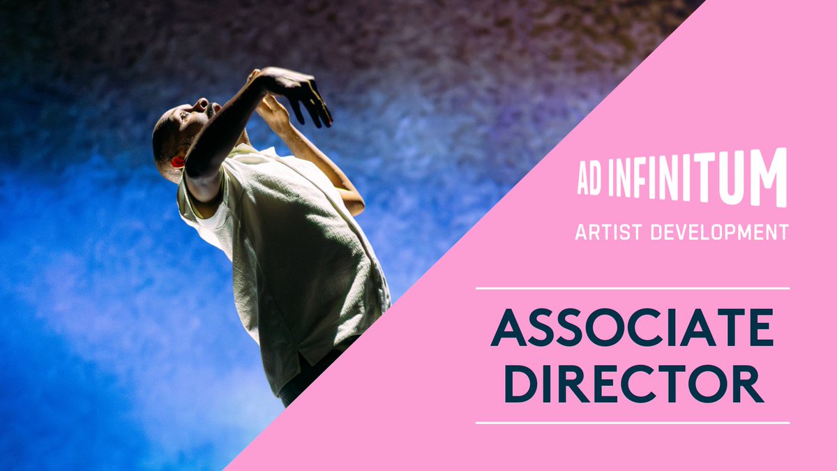 ASSOCIATE DIRECTOR

A new programme for a theatre director to take their career to the next level. This position is for a Deaf artist from the Sign Language community to work with us to design and take on a role tailored to them.

Info in BSL:
ad-infinitum.org/artist-develop…

🧵 4/10