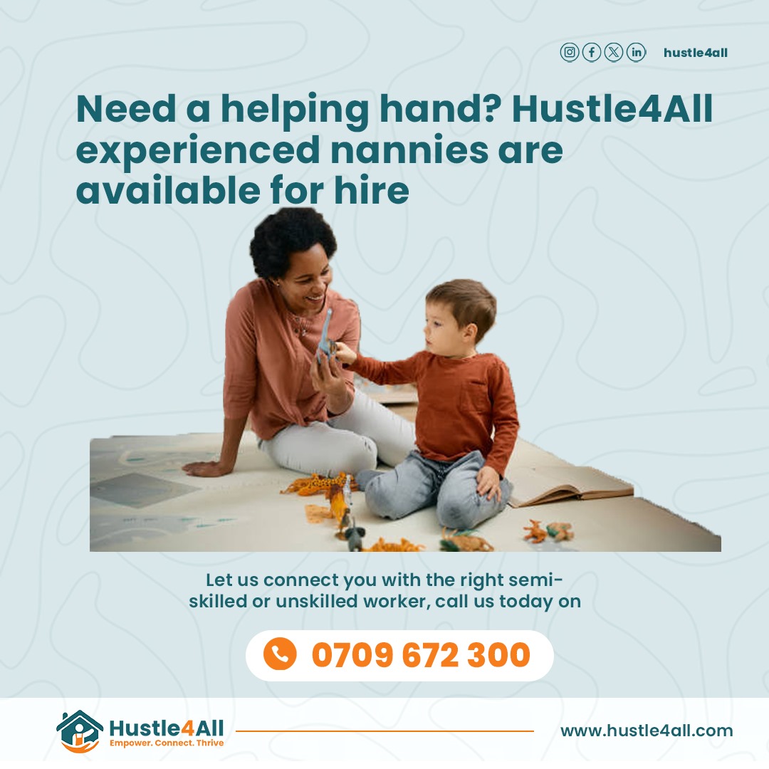 Hustle4All's tweet image. Happy Furahi Day good people! 
Contact us on 0709672300 and let us connect you with the best nannies in town. 

#hustle4all  #nannies