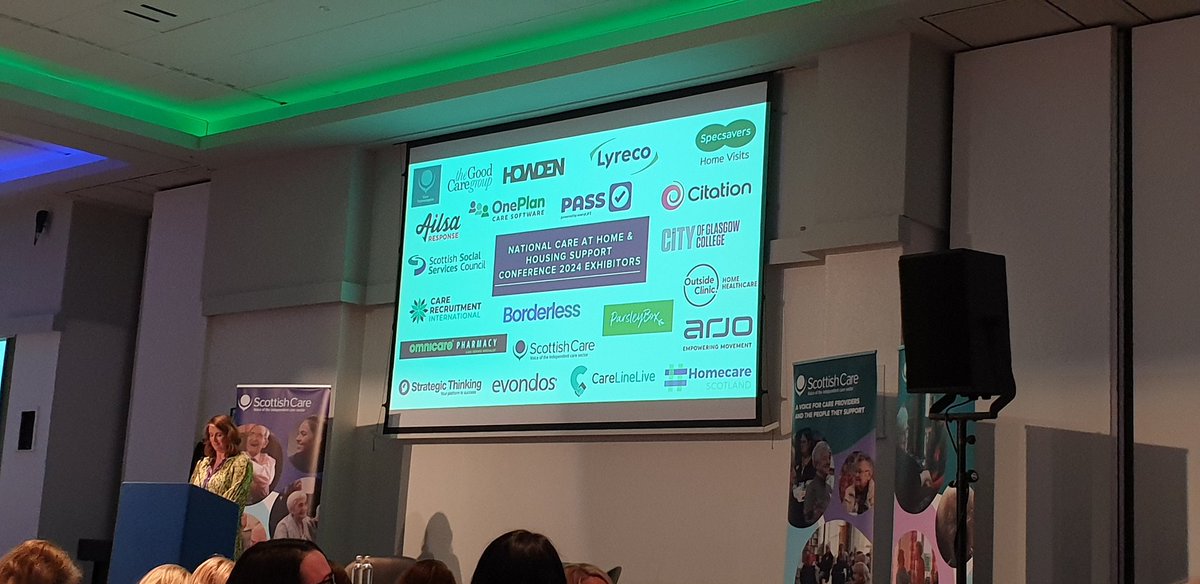 Scottish Care Care at Home and Housing Support Conf opened by Katherine Ross #homecare24 <a href="/scottishcare/">Scottish Care</a> <a href="/partnersforhsci/">Partners for HSCI</a>