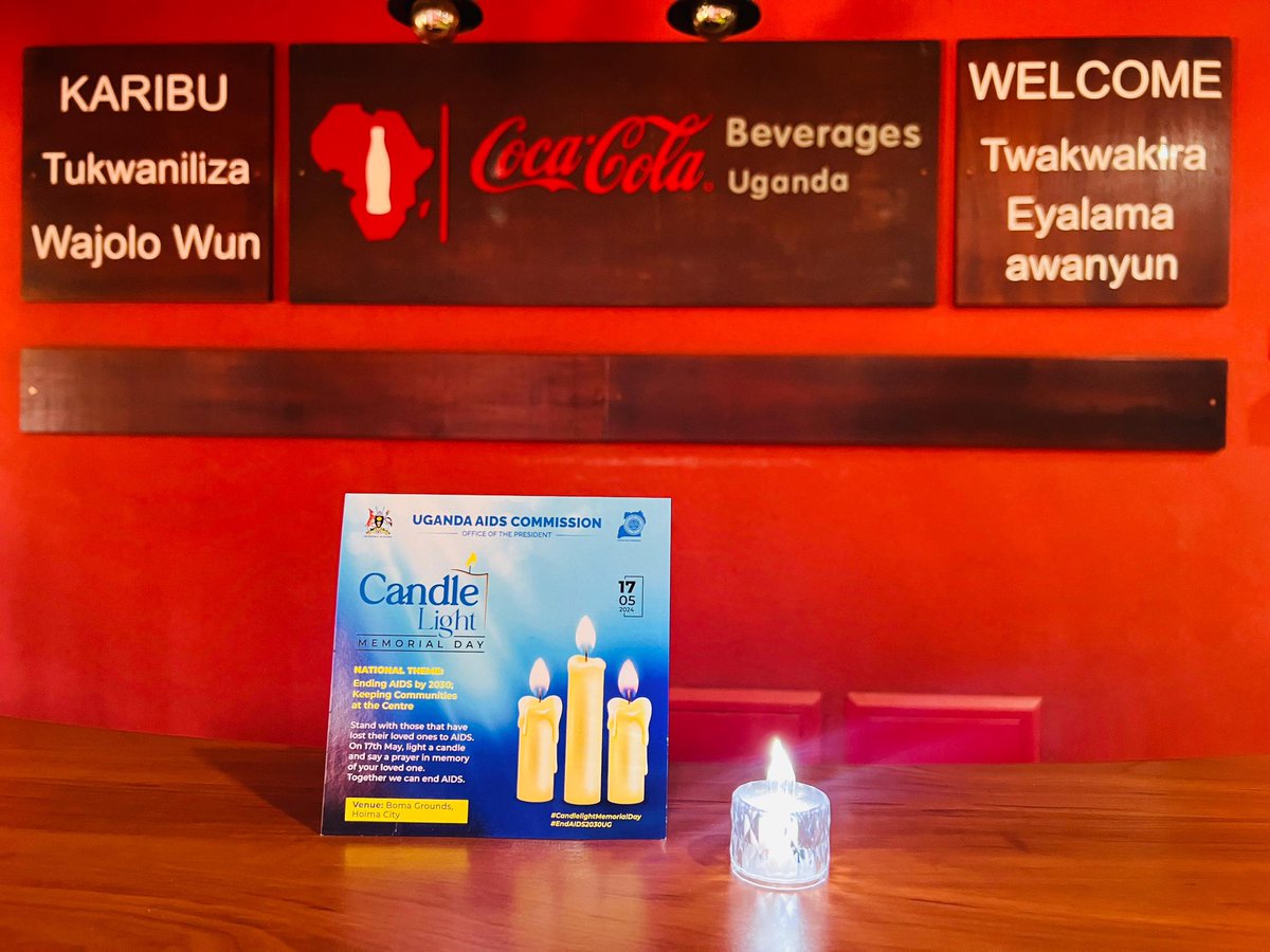 Today, as @aidscommission commemorates the 31st International AIDS Candlelight Memorial! 🕯️ CCBU joins in by lighting a candle in remembrance of those who have lost their loved ones to HIV/AIDS. #CandleLightMemorialDay #EndAIDS2030Ug #EndAIDS #CCBU