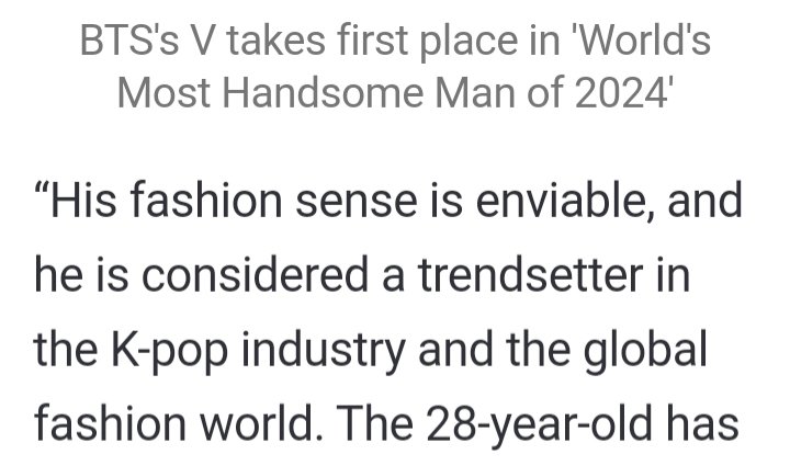 'Kim Taehyung fashion sense is enviable, and he is considered a trendsetter in the K-pop industry and the global fashion world' 😎