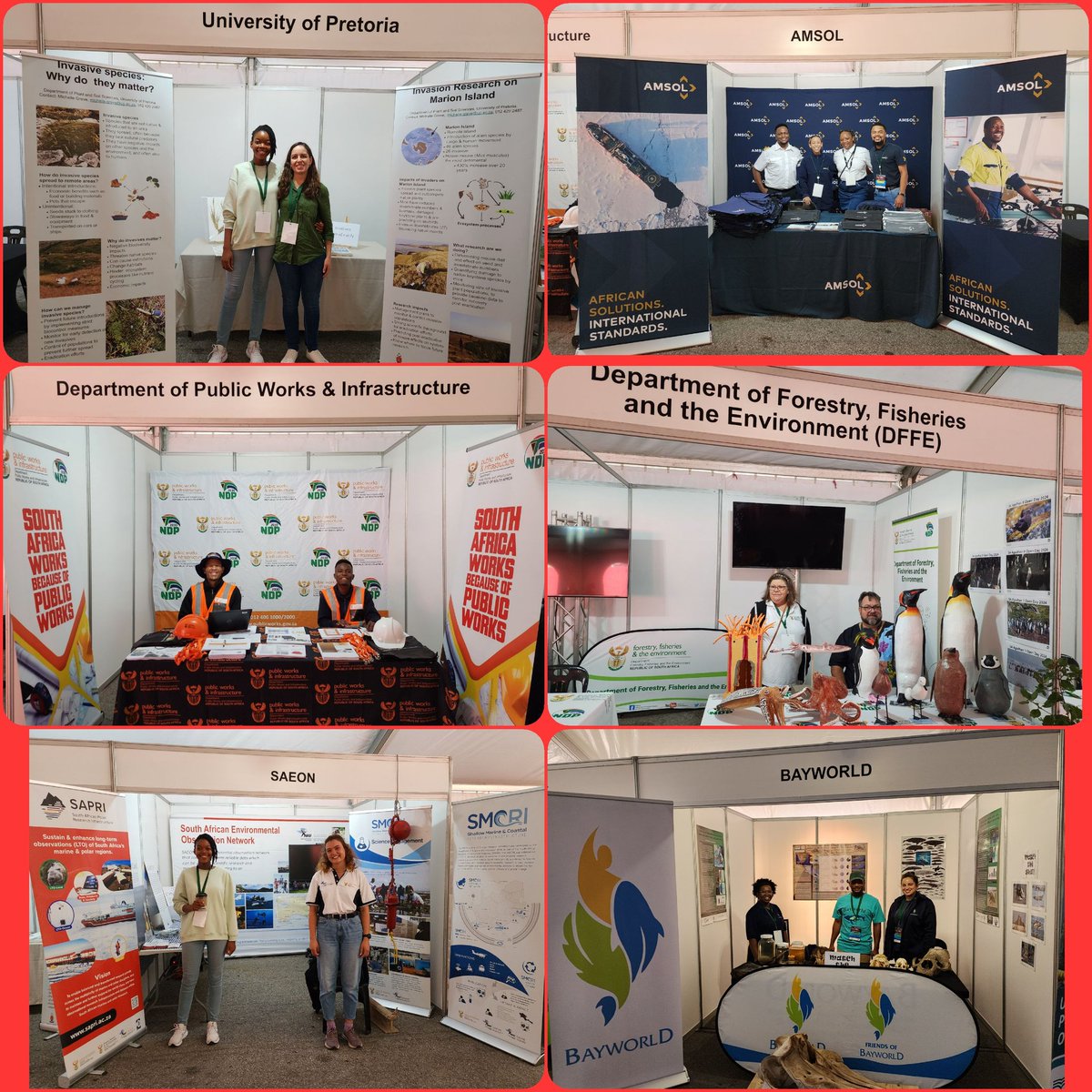 Exhibitors #SAAGULHASII #openday <a href="/environmentza/">Environmentza</a>
#SANAP @dsigovza <a href="/NRF_News/">National Research Foundation of South Africa</a> @sapri_dsi <a href="/BayworldPE/">Bayworld PE</a> <a href="/A_M_S_O_L/">AMSOL</a> <a href="/UPEcology/">Michelle Greve</a> <a href="/DepartmentPWI/">Department Of Public Works and Infrastructure</a> <a href="/Saeonews/">SAEON</a>
