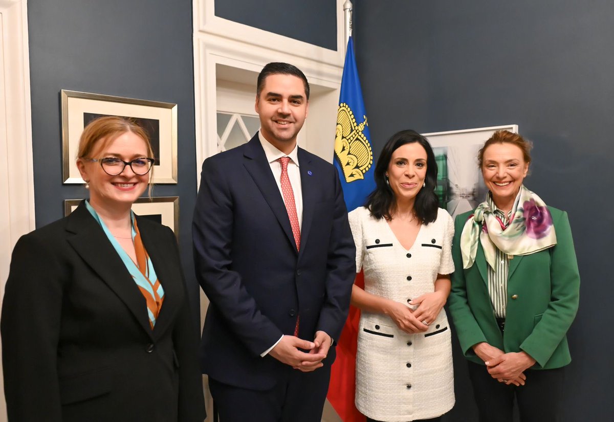 The <a href="/OSCE/">OSCE</a> and <a href="/COE/">Council of Europe</a> will continue consolidating their collaborations promoting peace and stability in Europe and beyond, guided by the shared commitment to human rights, democracy, and rule of law.

As @OSCE24MT Chair-in-Office, I met COE President <a href="/DominiqueHasler/">Dominique Hasler</a> and