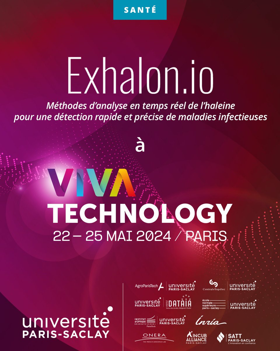 Plongez dans l’innovation avec nous lors de #VivaTech 2024 !
📅 Du 22 au 25 mai.
📍 Au parc des expositions, Paris 15.

À cette occasion, nous serons accompagnés de 21 start-ups.
➡️ Découvrez les 5 start-ups œuvrant dans le domaine de la Santé qui seront à nos côtés : 1/2