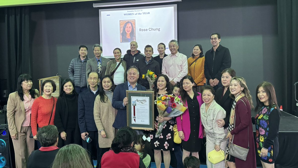 Honored to be named one of the 2024 Women of the Year alongside Rose Chung , Susan Pfeifer, & Juslyn Manalo at tonight's #CaBudget Town Hall. Thank you @AsmPhilTing & all who support our work! Learn more about our efforts: a19.asmdc.org/ealert/assembl…