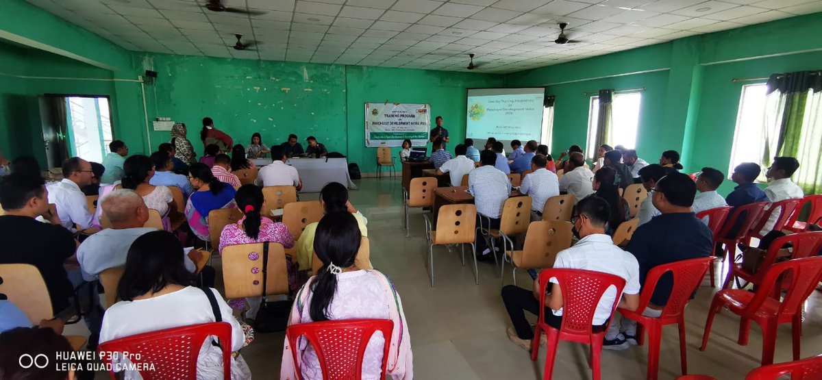 1-day training program on the Panchayat Development Index (PDI) was conducted in Imphal West District, Manipur on Friday, May 17. Officials from Gram Panchayats, Blocks, Local Bodies, and the District attended the session, which focused on PDI data points and its entire workflow.