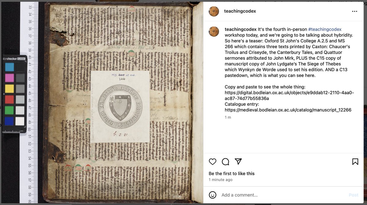 TeachingCodex's tweet image. It's our 4th #teachingcodex workshop this afternoon. Keep your eye on our hashtag here for updates. And if you're not already following us on Instagram, here's a taste of what you're missing.