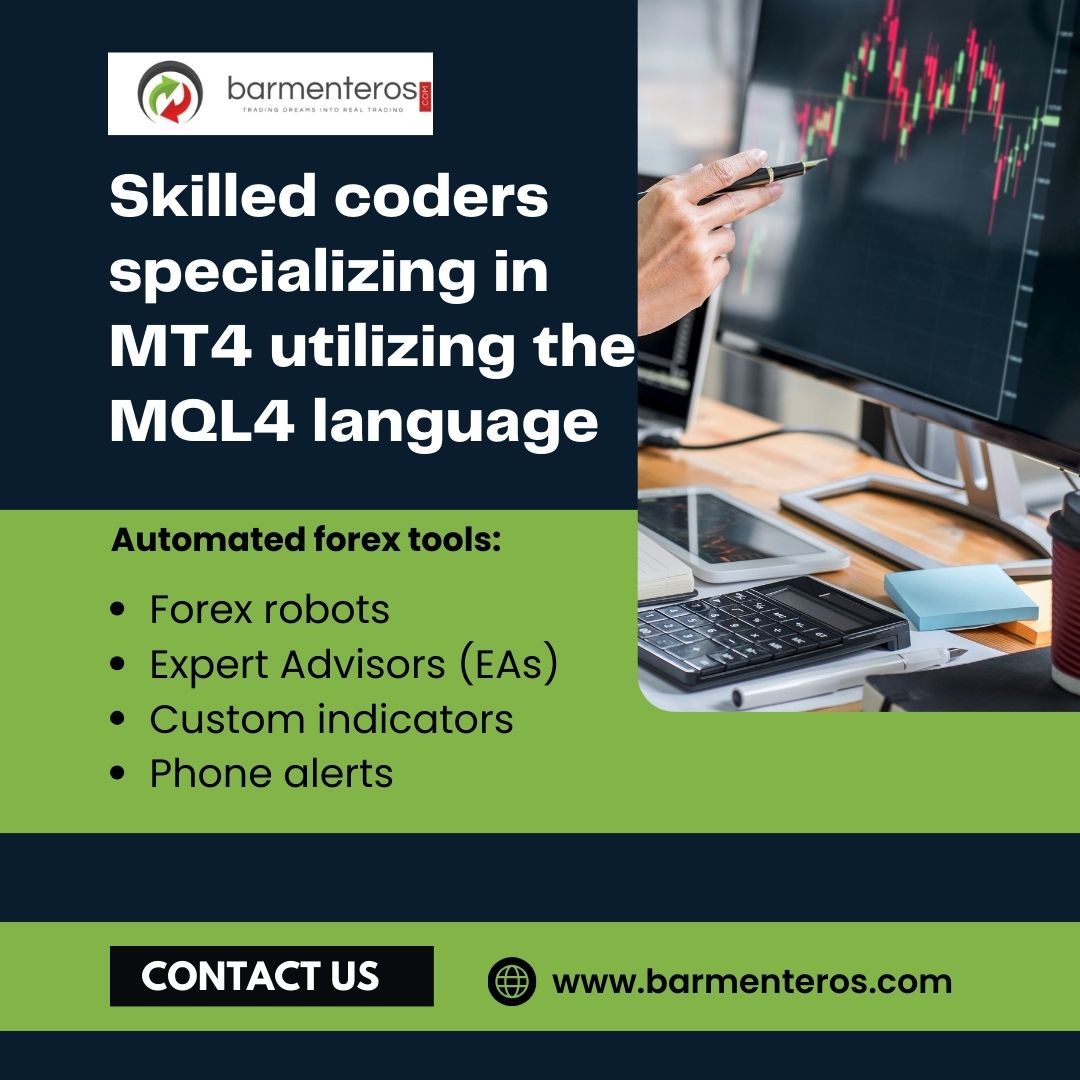 barmenterosFX's tweet image. &quot;Empower your trading arsenal with our skilled MT4 coders, crafting custom tools, robots, EAs, indicators, and real-time phone alerts.&quot;
#barmenteros #forexprogramming #expertadvisor #mt4programming #mt5programming #algorithmictrading #forexautomation #tradingstrategies