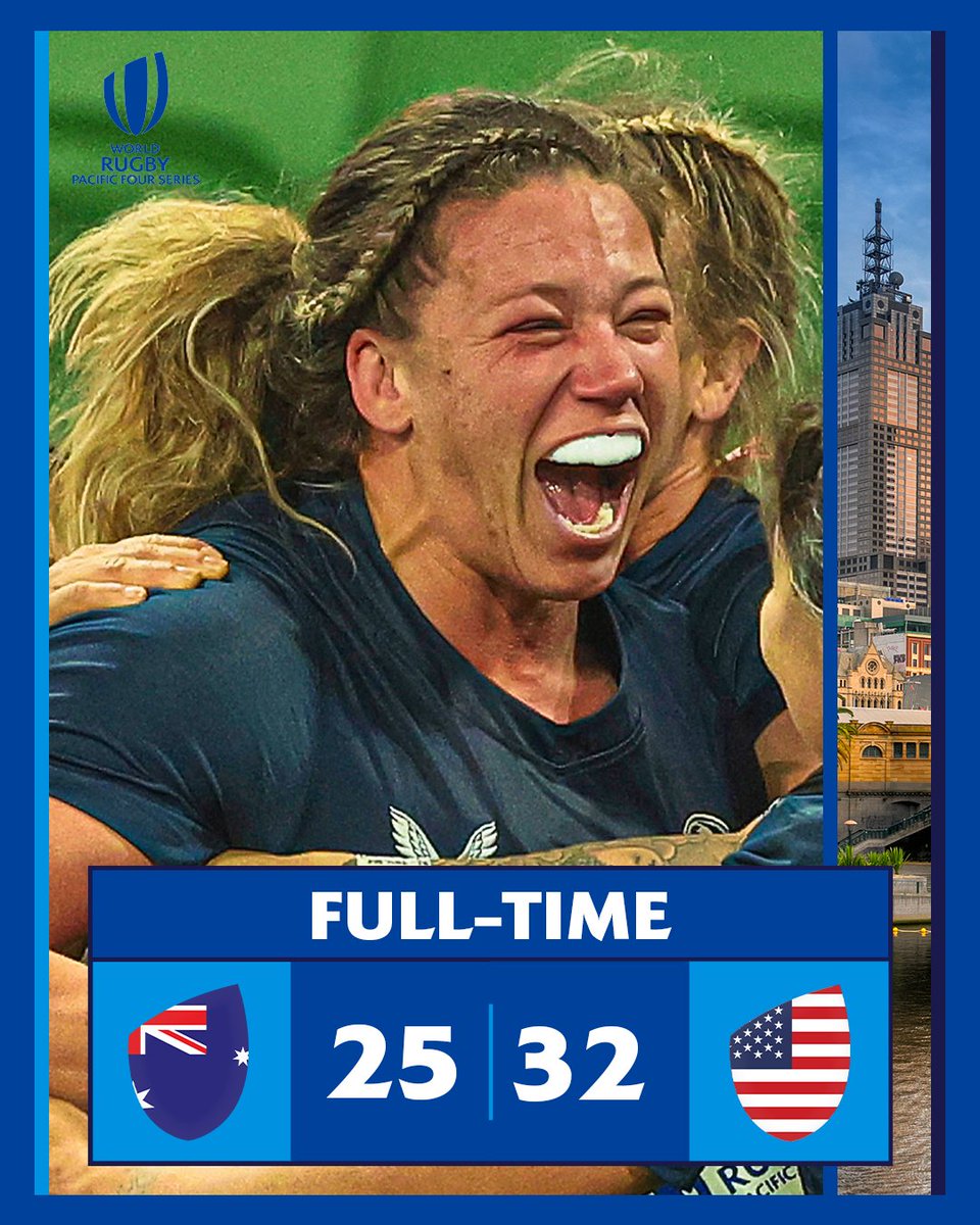 A huge second-half comeback for @USARugby secures the win in Melbourne 🙌

#PAC4 | #PacificFourSeries