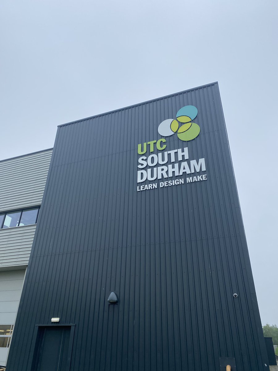 After a 2-mile walk through industrial estates I made it! Looking forward to training the new CYMers at @UTCSouthDurham today. @qmgs1554 is in the North East!