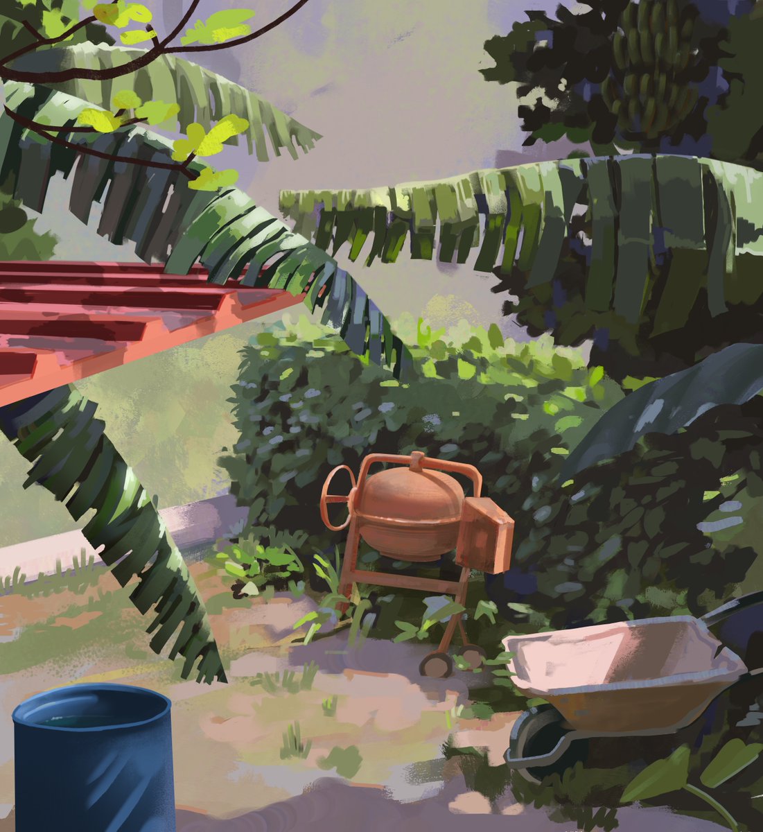 JoelBoeri's tweet photo. Igueste de San Andrés, Tenerife ☀️
#art #pleinart #visdev #backgroundart #2dbackground https://t.co/TsoOnhHzXt