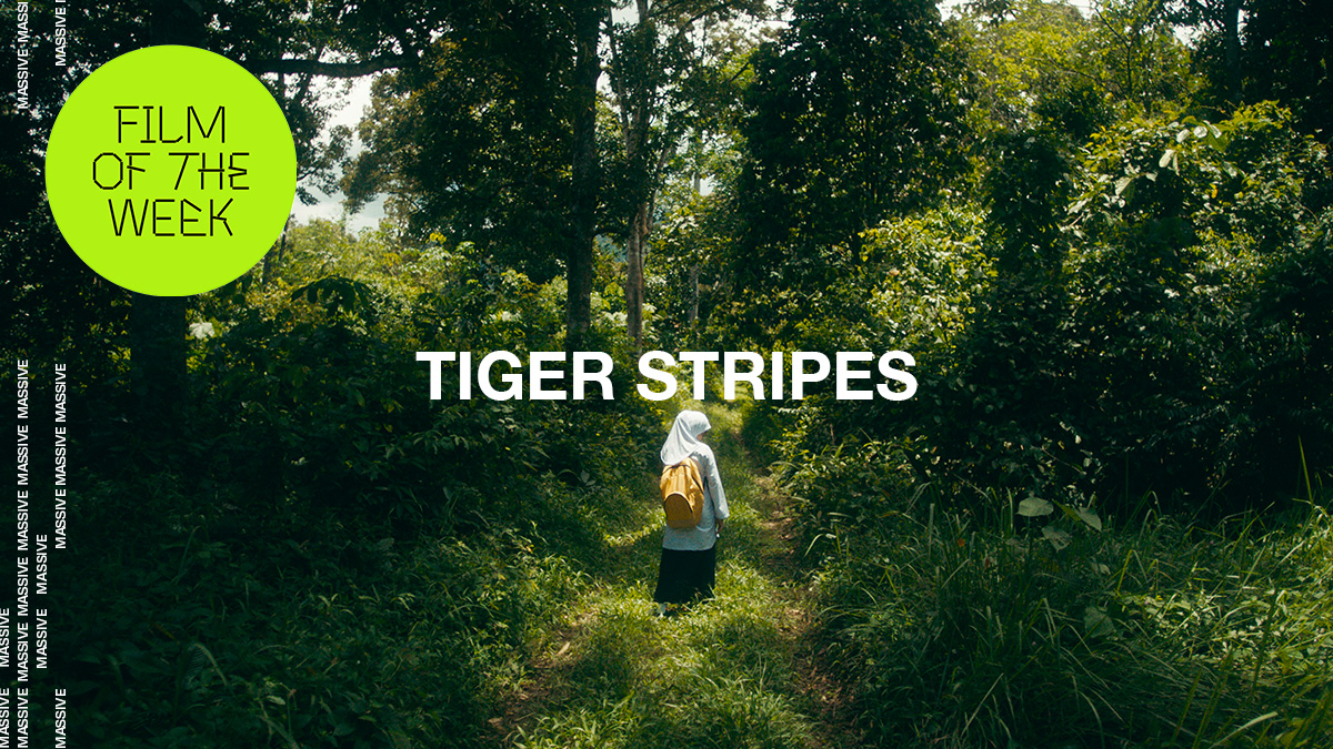 Roaring body-horror debut TIGER STRIPES is finally in cinemas from today! Head to our website here: massive-cinema.com/film-of-the-we… for showtimes and catch this bold coming-of-rage tale on the big screen 🐯