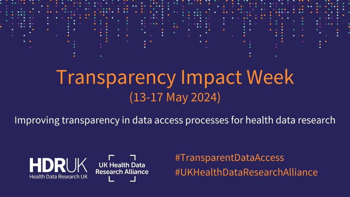 The RM BRIDgE TRE Team are celebrating @HDR_UK’s Transparency Impact Week! We were delighted to receive funding from @The_MRC to improve our website: cancerbrc.org/BRIDgE. See you at next week’s HDR-UK Transparency Showcase! #TransparentDataAccess