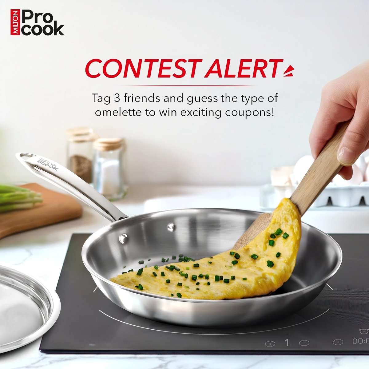 Cook Up a Win! Follow simple steps & win exciting vouchers -Guess the type of omelette & share your answers in the comment section below along with #MPCContest -Follow the Milton ProCook handle -Tag 3 friends & ask them to follow The contest ends on 19th May 2024