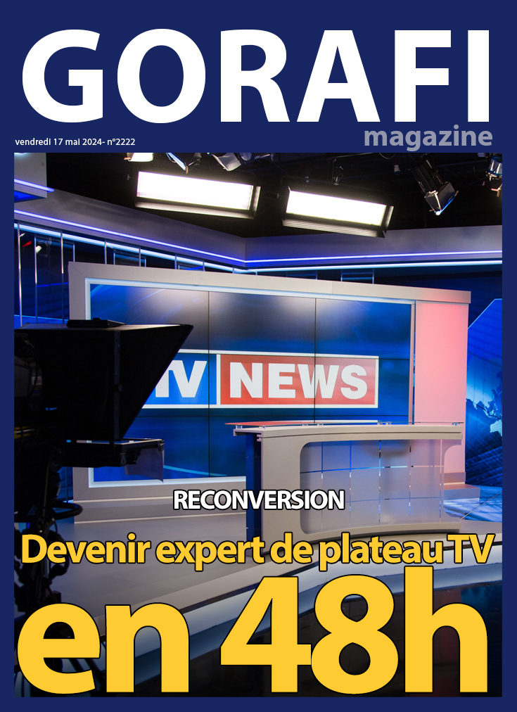 Gorafi Magazine : Reconversion - Devenir expert de plateau TV en 48h legorafi.fr/2024/05/17/gor…