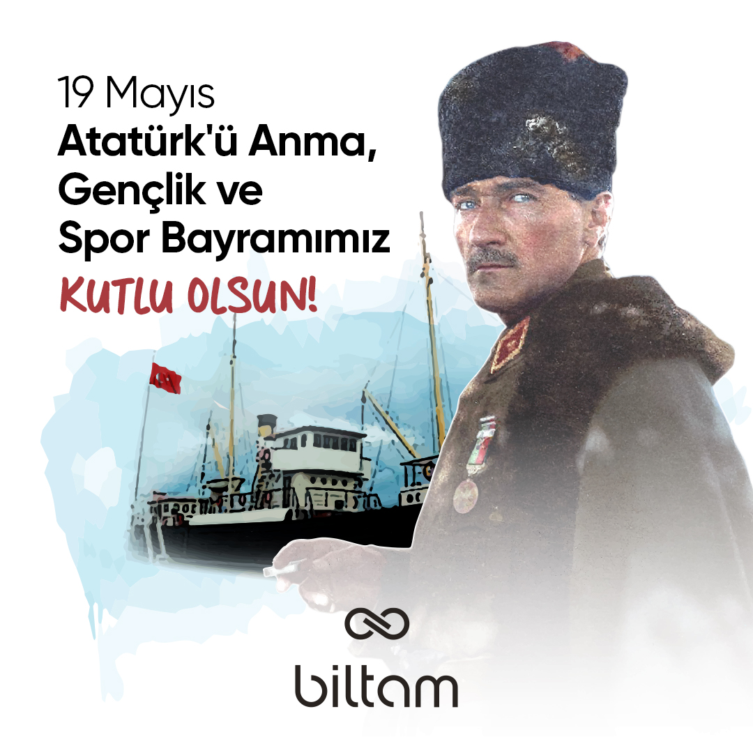 biltamlife's tweet photo. Atamızın bizlere mirası olan 19 Mayıs ruhunu gururla yaşatıyor, genç nesillere daha iyi bir gelecek inşa etmek için durmadan çalışmaya devam ediyoruz...

19 Mayıs Atatürk'ü Anma, Gençlik ve Spor Bayramımız kutlu olsun!

#Biltam #19Mayıs #AtatürküAnmaGençlikveSporBayramı https://t.co/6GNB0GdgoJ